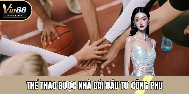 Thể thao được nhà cái đầu tư công phu