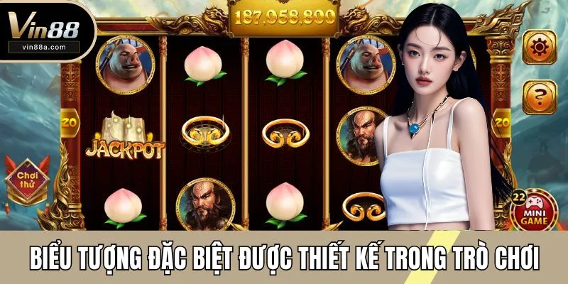 Nhiều biểu tượng đặc biệt được thiết kế trong trò chơi